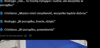 ROZMOWA Cristiano Ronaldo z Rodrygo po meczu Portugalia - Kolumbia